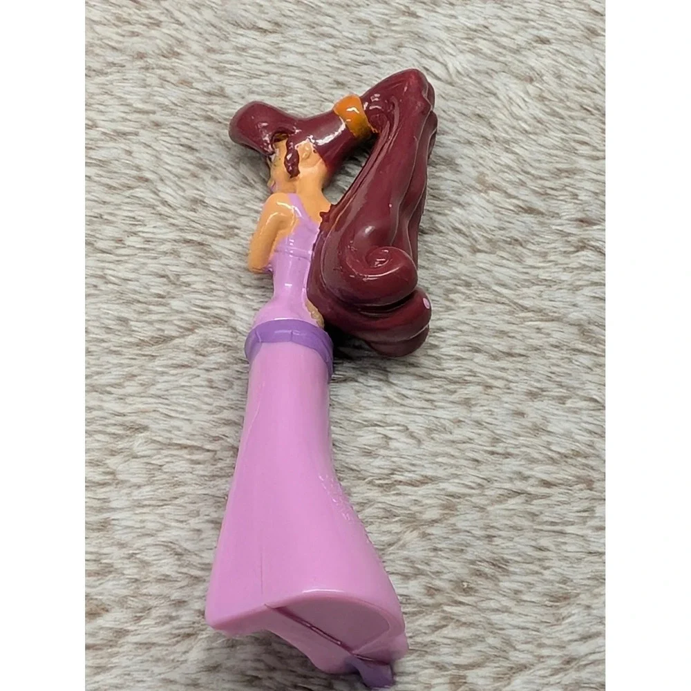 Disney Hercules Megara PVC Figure Vintage McDonald's Toy Purple Dress Figurine